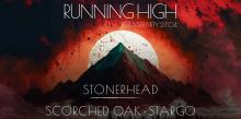 Flyer Stonerhead - Running High Release Party