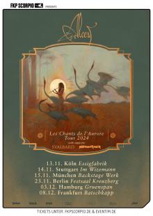 Flyer Alcest - Live in Frankfurt 2024