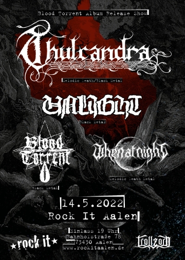 Flyer Thulcandra w/ Unlight & Blood Torrent