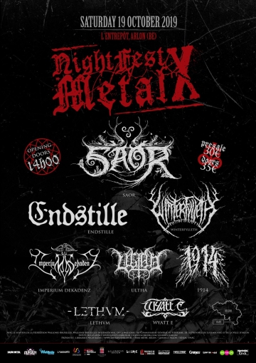 Flyer Night Fest Metal X