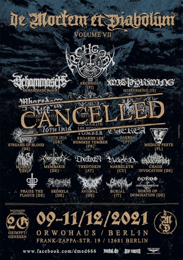 Flyer De Mortem et Diabolum VII