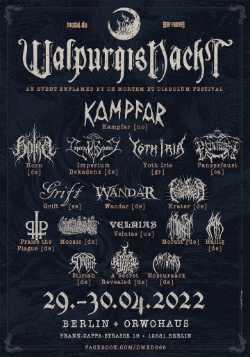 Flyer Walpurgisnacht Berlin 2022