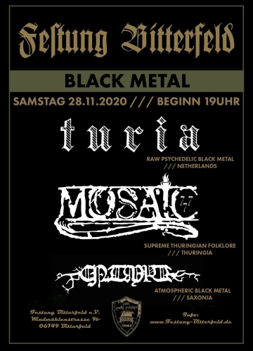 Flyer Turia w/ Mosaic & CNTMPT