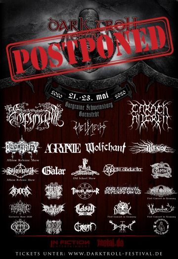 Flyer Dark Troll Festival 2020
