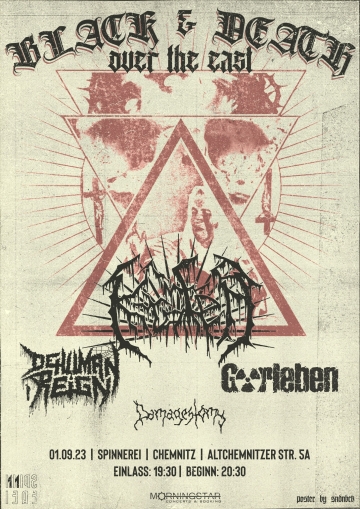 Flyer Black & Death Over The East
