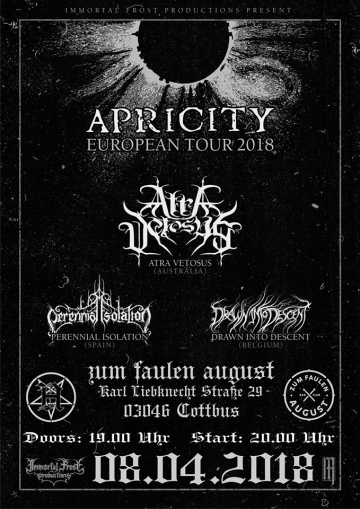 Flyer Apricity European Tour 2018