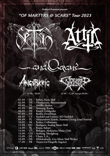 Flyer Seth w/ Attic & ...and Oceans