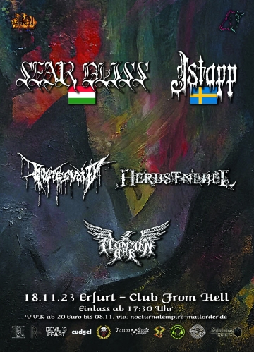 Flyer Sear Bliss w/ Istapp & Boötes Void & Herbstnebel & Flammenaar