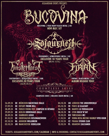 Flyer Bucovina w/ Finsterforst & Countless Skies & Firtan