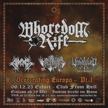 Flyer Whoredom Rife w/ Halphas & Malakhim & Unhallowed