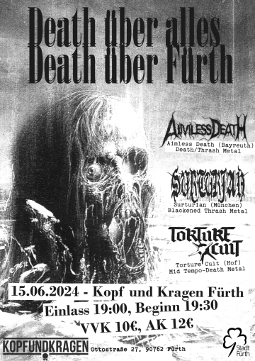 Flyer Death über alles - Death über Fürth