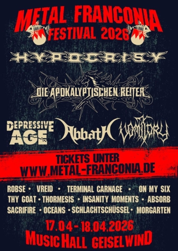 Flyer Metal Franconia Festival 2026