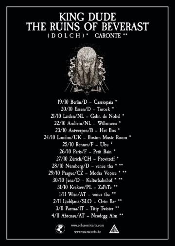 Flyer King Dude & The Ruins Of Beverast
