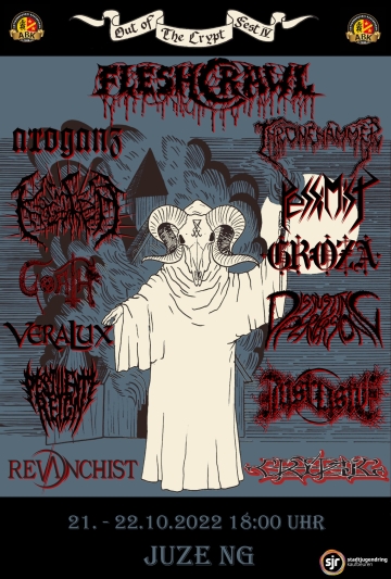 Flyer Out of the Crypt Fest Part IV