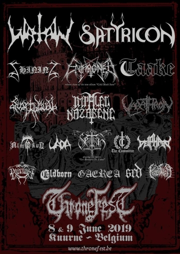 Flyer Throne Fest  2019