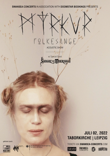 Flyer Myrkur w/ Sangre de Muerdago