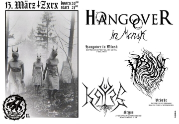 Flyer Hangover in Minsk w/ Vrdrbr & Kryss