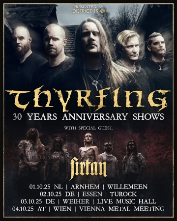 Flyer Thyrfing - 30 Years Anniversary Show