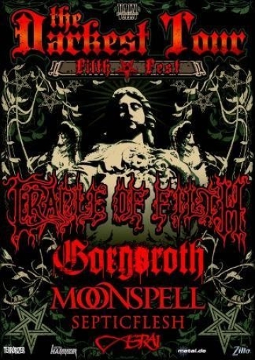 Flyer The Darkest Tour - Filth Fest
