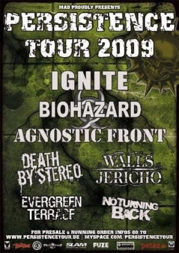 Flyer Persistence Tour 2009