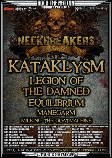 Flyer Neckbreakers Ball Tour 2011