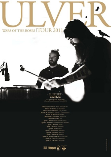 Flyer Ulver - Wars of the Roses Tour 2011