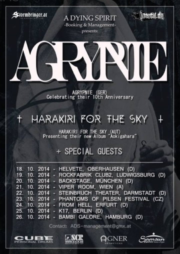 Flyer 10 Jahre Agrypnie
