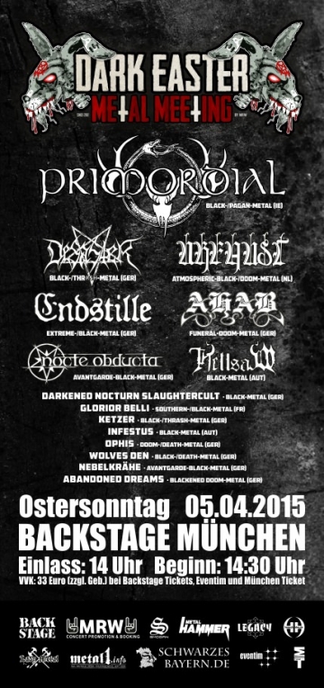 Flyer Dark Easter Metal Meeting 2015