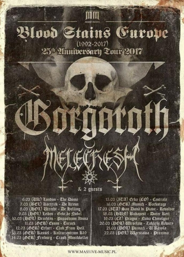 Flyer Blood Stains Europe