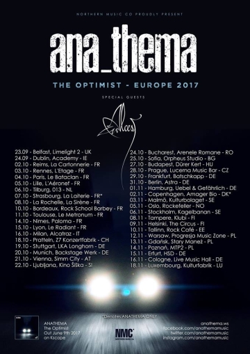 Flyer Anathema / Alcest