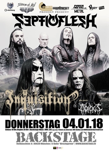 Flyer Septicflesh / Inquisition