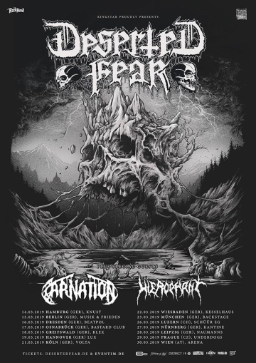 Flyer Deserted Fear / Carnation / Hierophant
