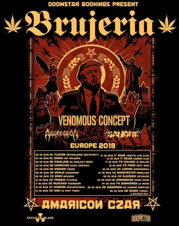 Flyer Brujeria w/ Venomous Concept
