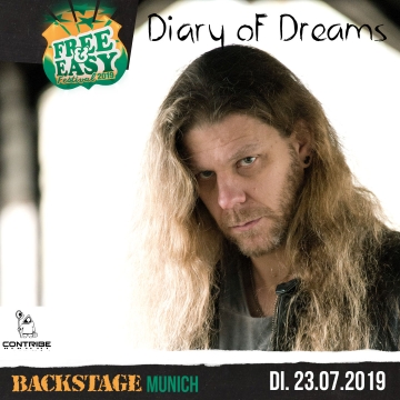 Flyer Diary Of Dreams w/ Lacrimas Profundere