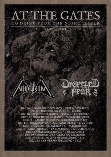 Flyer At The Gates w/ Nifelheim & Deserted Fear