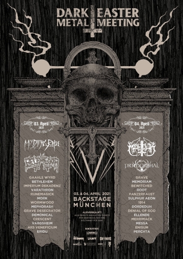 Flyer Dark Easter Metal Meeting 2021