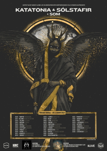 Flyer Katatonia w/ Sólstafir & SOM