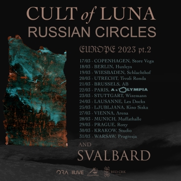 Flyer Cult Of Luna w/ Russian Circles