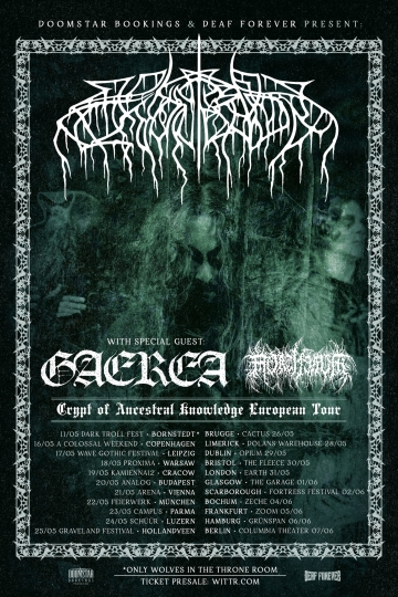 Flyer Wolves In The Throne Room w/ Gaerea & Mortiferum