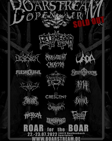 Flyer Boarstream Open Air 2022