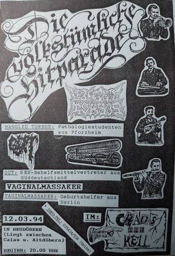 Flyer Die volkstümliche Hitparade