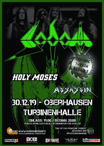 Flyer Sodom w/ Holy Moses & Assassin