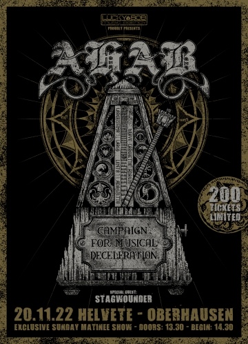 Flyer Ahab w/ Stagwounder - Sunday Matinée Show