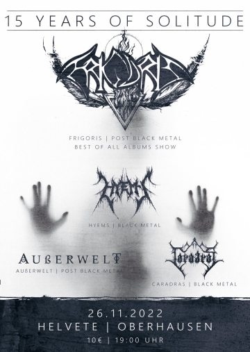 Flyer Frigoris w/ Hyems & Außerwelt & Caradras