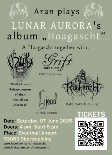 Flyer A Hoagascht - Gràb Release Konzert