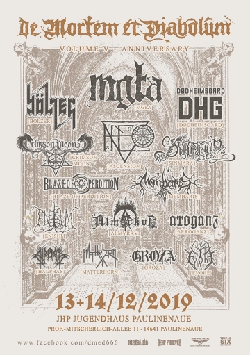 Flyer De Mortem et Diabolum V