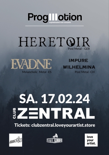 Flyer Heretoir w/ Evadne & Impure Wilhelmina