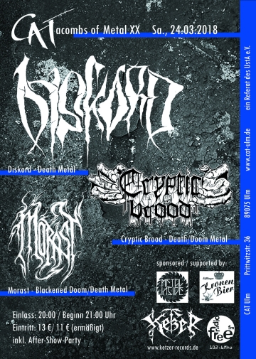 Flyer CATacombs Of Metal XX