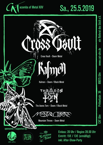 Flyer CATacombs Of Metal XXV