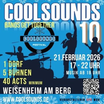 Flyer COOL SOUNDS Festival 2026